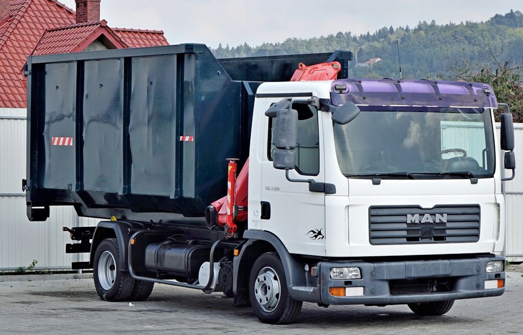 MAN TGL 7.150 Abrollkipper + Kran !! MAN TGL 7.150 Abrollkipper + Kran !! - Truk derek, Hook lift: gambar 3 MAN TGL 7.150 Abrollkipper + Kran !! MAN TGL 7.150 Abrollkipper + Kran !! - Truk derek, Hook lift: gambar 3