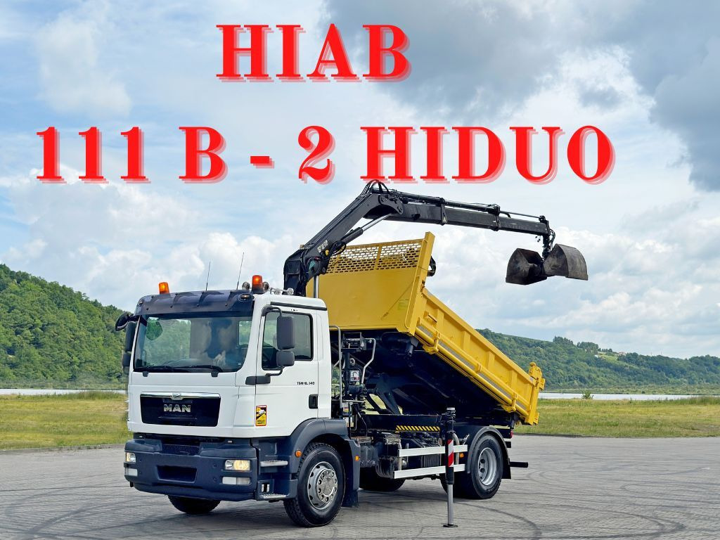 MAN TGM 18.340* KIPPER 4,05m*HIAB 111 B-2 HIDUO/FUNK - Truk jungkit, Truk derek: gambar 1 MAN TGM 18.340* KIPPER 4,05m*HIAB 111 B-2 HIDUO/FUNK - Truk jungkit, Truk derek: gambar 1