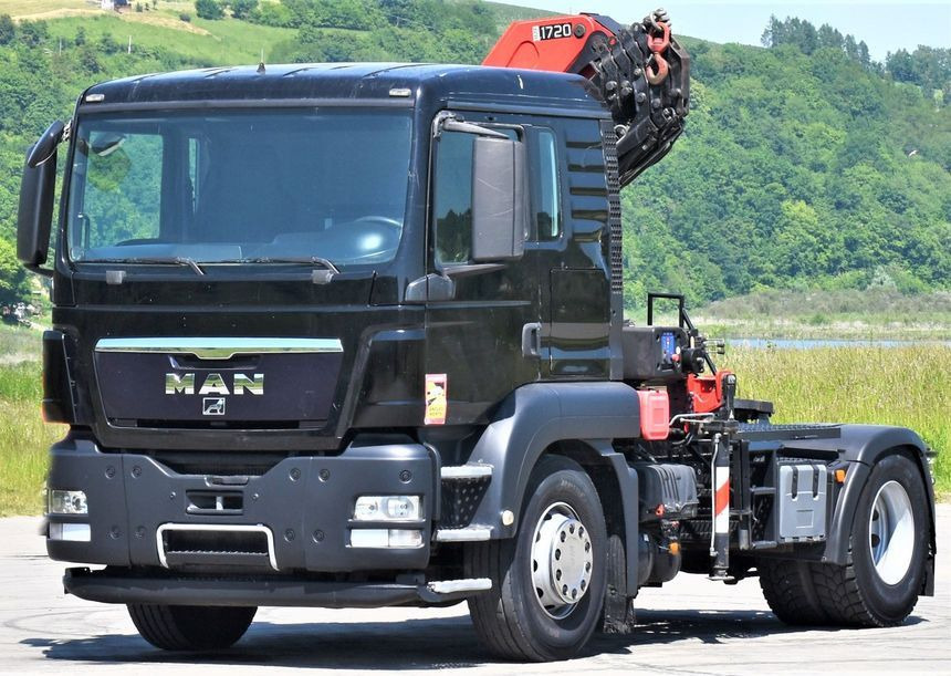 MAN TGS 18.400 Sattelzugmaschine + KRAN /FUNK MAN TGS 18.400 Sattelzugmaschine + KRAN /FUNK - Truk derek, Tractor head: gambar 4 MAN TGS 18.400 Sattelzugmaschine + KRAN /FUNK MAN TGS 18.400 Sattelzugmaschine + KRAN /FUNK - Truk derek, Tractor head: gambar 4