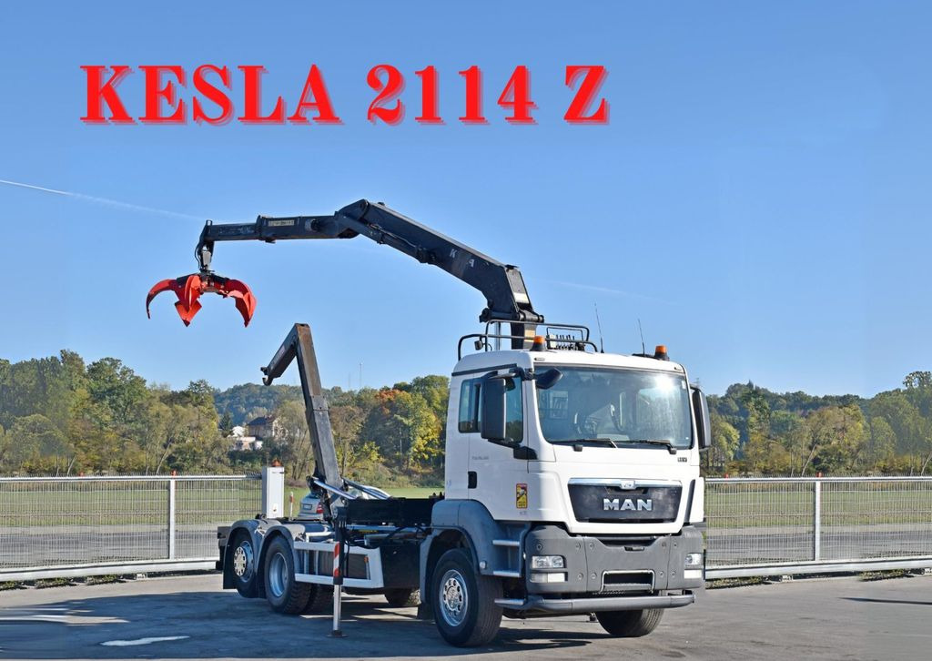 MAN TGS 26.360 Abrollkipper* KESLA 2114 Z * TOP MAN TGS 26.360 Abrollkipper* KESLA 2114 Z * TOP - Hook lift, Truk derek: gambar 1 MAN TGS 26.360 Abrollkipper* KESLA 2114 Z * TOP MAN TGS 26.360 Abrollkipper* KESLA 2114 Z * TOP - Hook lift, Truk derek: gambar 1