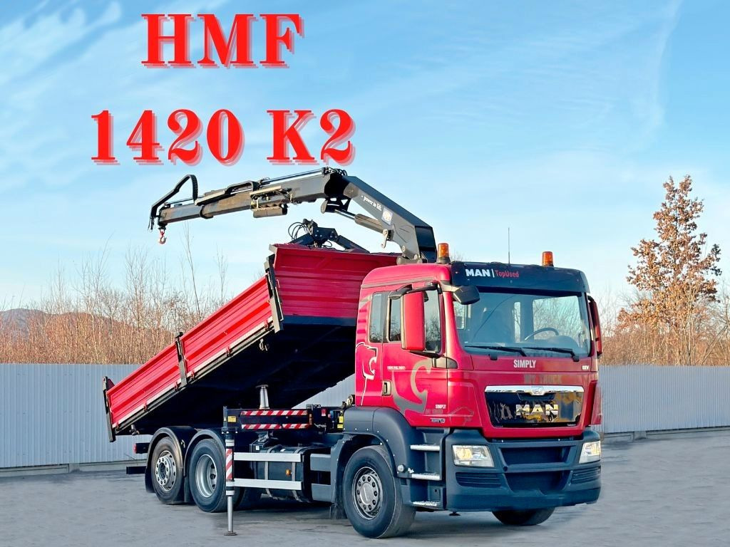 MAN TGS 26.360 Kipper 5,15m*HMF 1420 K2 + FUNK/6x2 - Truk derek: gambar 1 MAN TGS 26.360 Kipper 5,15m*HMF 1420 K2 + FUNK/6x2 - Truk derek: gambar 1