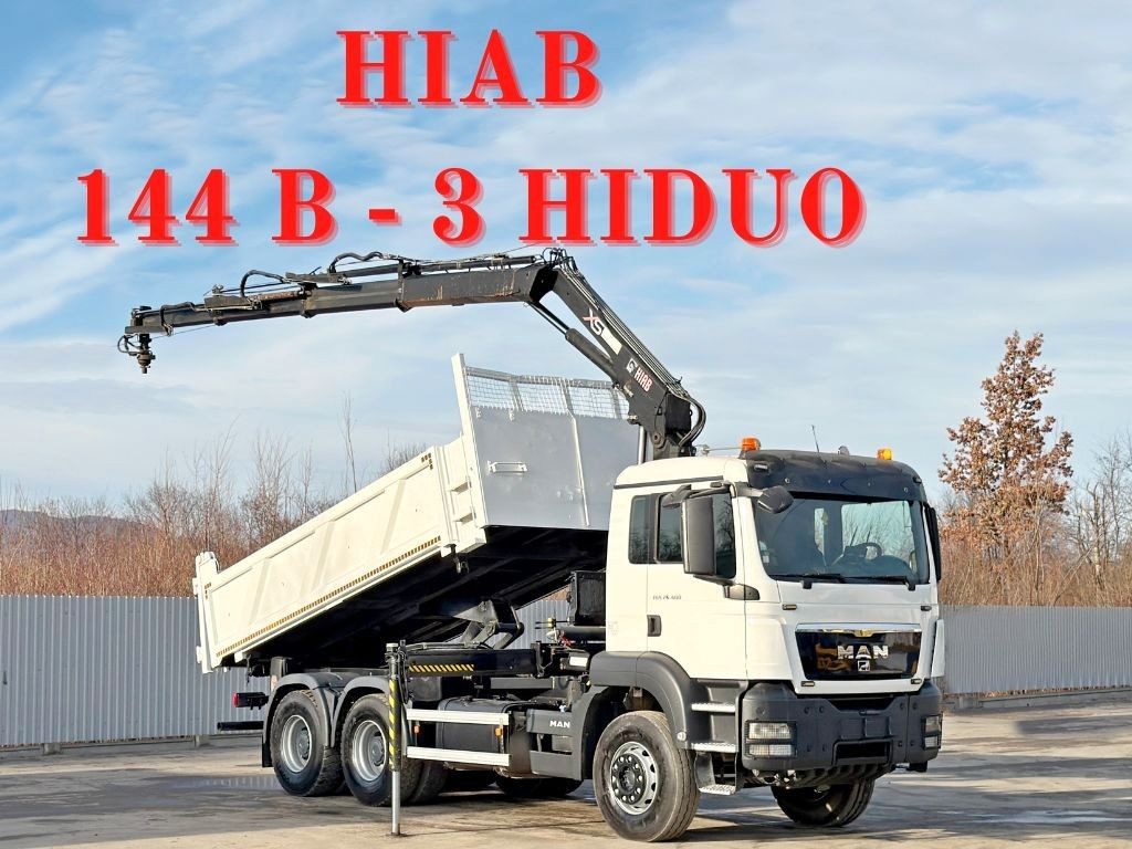 MAN TGS 26.400 * HIAB 144 B - 3 HIDUO + FUNK * 6x4 - Truk derek: gambar 1 MAN TGS 26.400 * HIAB 144 B - 3 HIDUO + FUNK * 6x4 - Truk derek: gambar 1