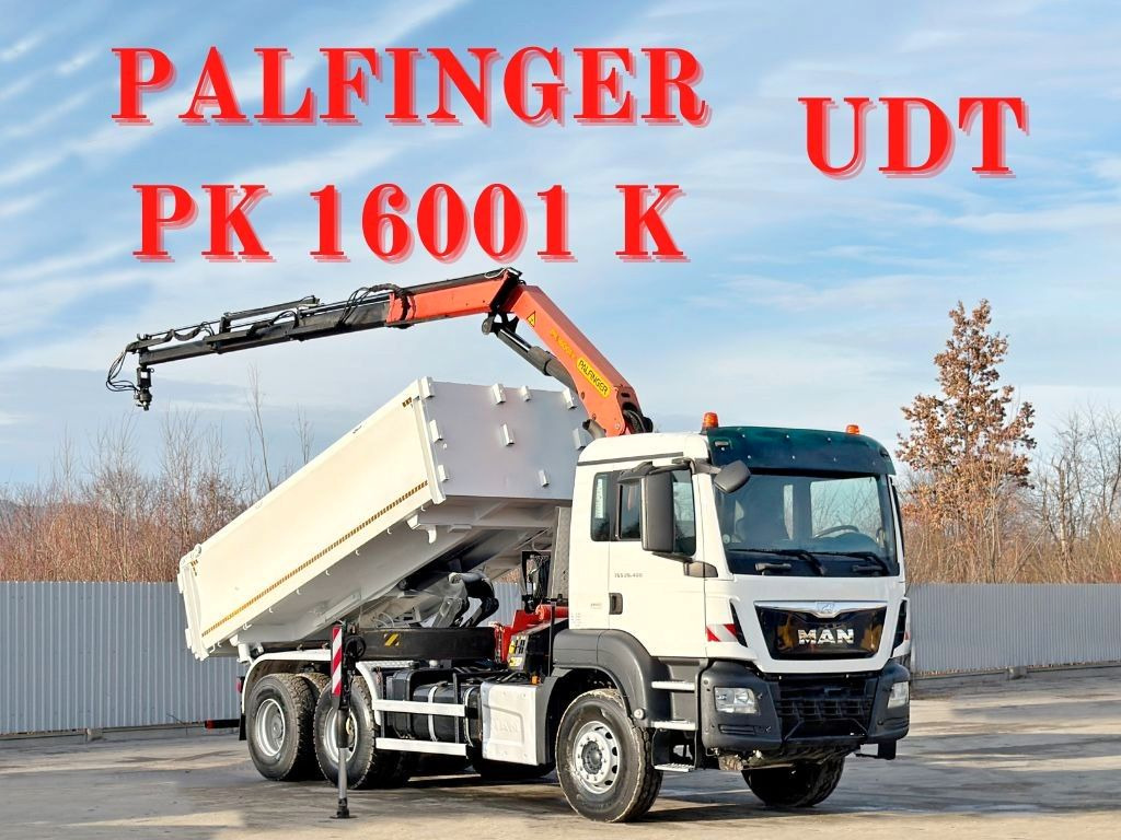 MAN TGS 26.400 * PALFINGER PK 16001 K + FUNK * 6x4 - Truk jungkit, Truk derek: gambar 1 MAN TGS 26.400 * PALFINGER PK 16001 K + FUNK * 6x4 - Truk jungkit, Truk derek: gambar 1