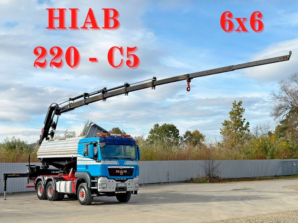MAN TGS 26.480 * HIAB 220 - C5 + FUNK / 6x6 - Truk derek: gambar 1 MAN TGS 26.480 * HIAB 220 - C5 + FUNK / 6x6 - Truk derek: gambar 1