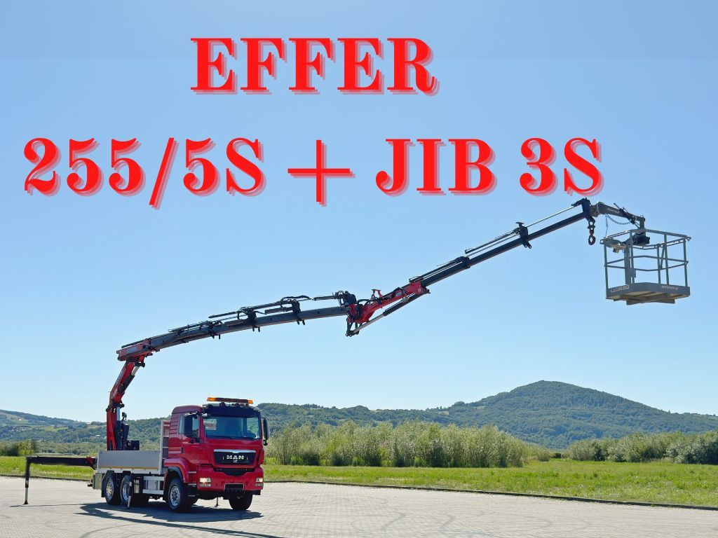 MAN TGS 28.480 * EFFER 255/5S + JIB 3S + FUNK * TOP - Truk derek: gambar 1 MAN TGS 28.480 * EFFER 255/5S + JIB 3S + FUNK * TOP - Truk derek: gambar 1