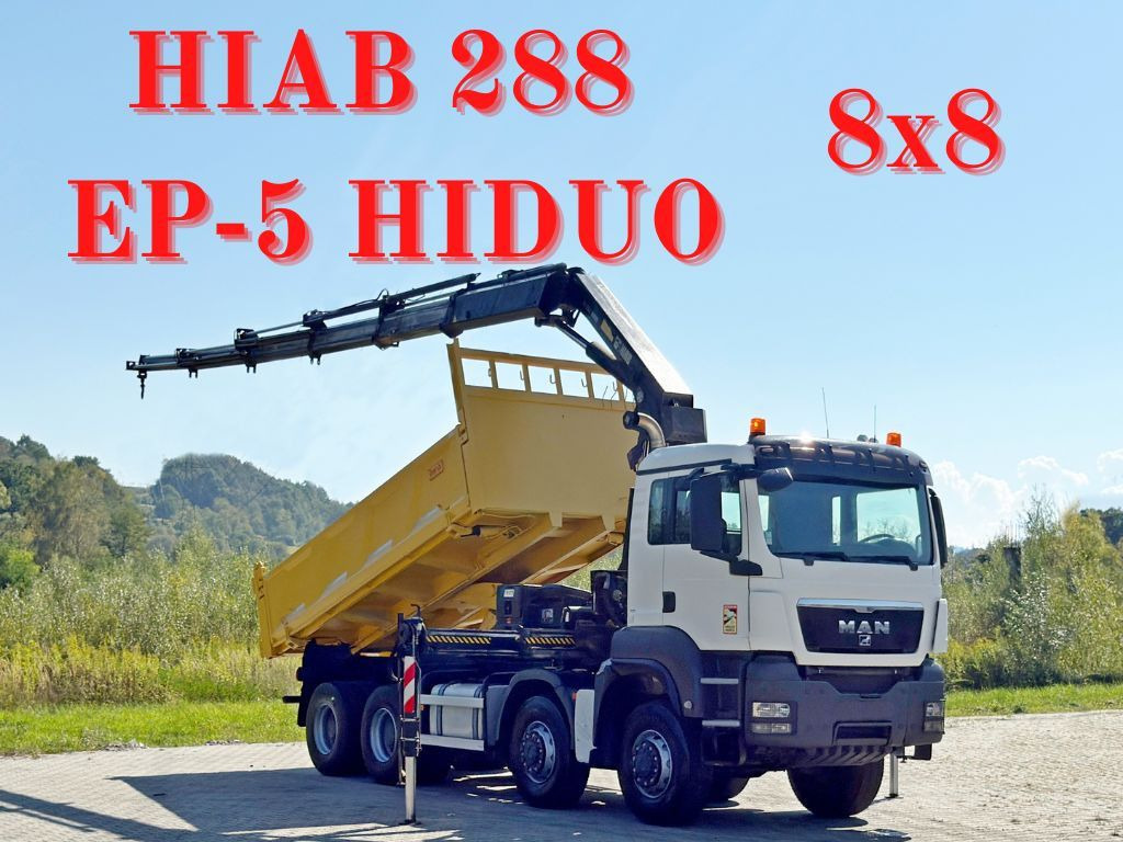 MAN TGS 32.510 * HIAB 288 EP - 5HIDUO/ FUNK * 8x8 - Truk derek: gambar 1 MAN TGS 32.510 * HIAB 288 EP - 5HIDUO/ FUNK * 8x8 - Truk derek: gambar 1