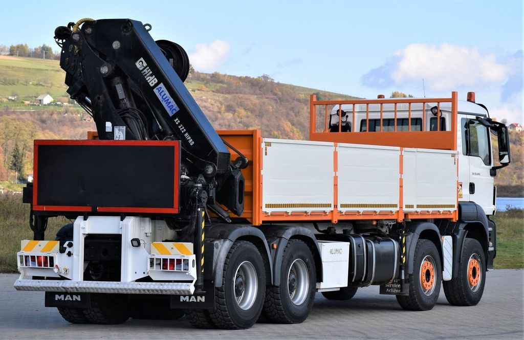 Truk derek, Truk flatbed MAN TGS 35.440 * HIAB 322 EP-5HIPRO+FUNK / 8x4!: gambar 7