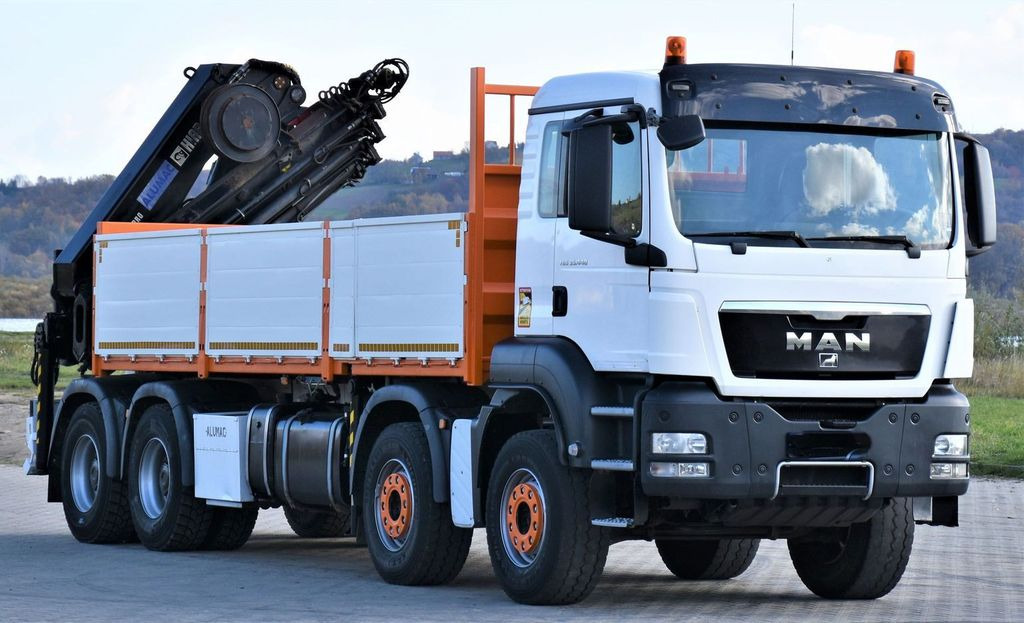 MAN TGS 35.440 * HIAB 322 EP-5HIPRO+FUNK / 8x4! - Truk derek, Truk flatbed: gambar 4 MAN TGS 35.440 * HIAB 322 EP-5HIPRO+FUNK / 8x4! - Truk derek, Truk flatbed: gambar 4