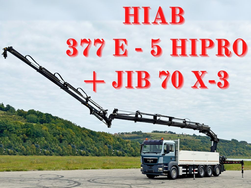 MAN TGS 35.480*HIAB 377 E-5 HIPRO+JIB 70X-3FUNK /8x4 - Truk derek: gambar 1 MAN TGS 35.480*HIAB 377 E-5 HIPRO+JIB 70X-3FUNK /8x4 - Truk derek: gambar 1