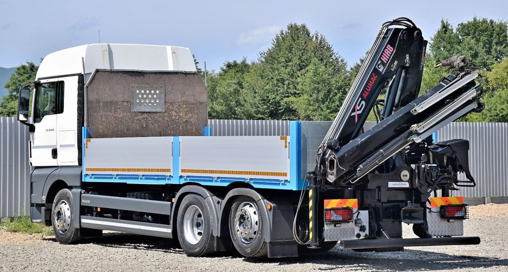 Truk derek MAN TGX 26.440 Pritsche 6,20 m+HIAB 122 HIDUO/FUNK: gambar 6