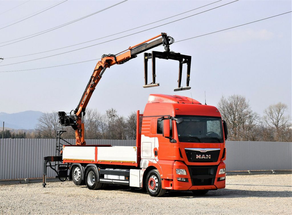 MAN TGX 26.440 Pritsche 6,60 m*TEREX 135.2-A11 - Truk derek: gambar 1 MAN TGX 26.440 Pritsche 6,60 m*TEREX 135.2-A11 - Truk derek: gambar 1