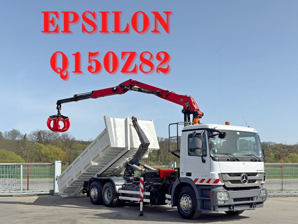 Mercedes-Benz ACTROS 2536 * Abrollkipper + EPSILON Q150Z82 - Hook lift: gambar 1 Mercedes-Benz ACTROS 2536 * Abrollkipper + EPSILON Q150Z82 - Hook lift: gambar 1