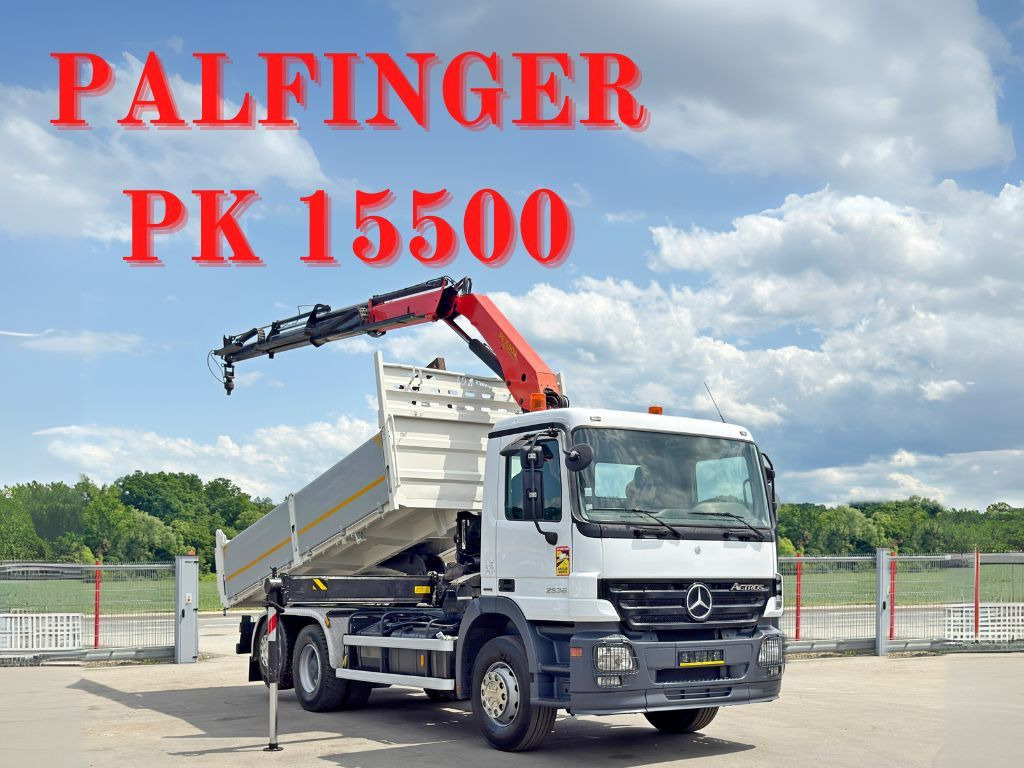 Mercedes-Benz ACTROS 2536* KIPPER 5,30m * PK 15500 + FUNK* TOP - Truk derek: gambar 1 Mercedes-Benz ACTROS 2536* KIPPER 5,30m * PK 15500 + FUNK* TOP - Truk derek: gambar 1