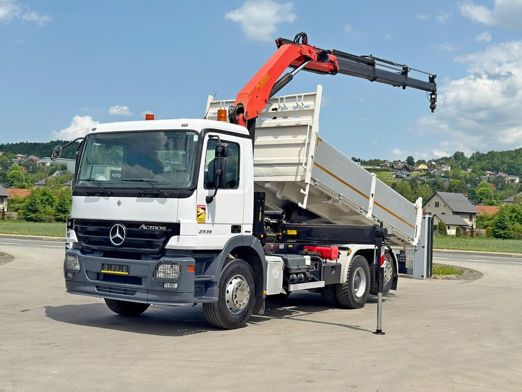 Mercedes-Benz ACTROS 2536* KIPPER 5,30m * PK 15500 + FUNK* TOP - Truk derek: gambar 2 Mercedes-Benz ACTROS 2536* KIPPER 5,30m * PK 15500 + FUNK* TOP - Truk derek: gambar 2