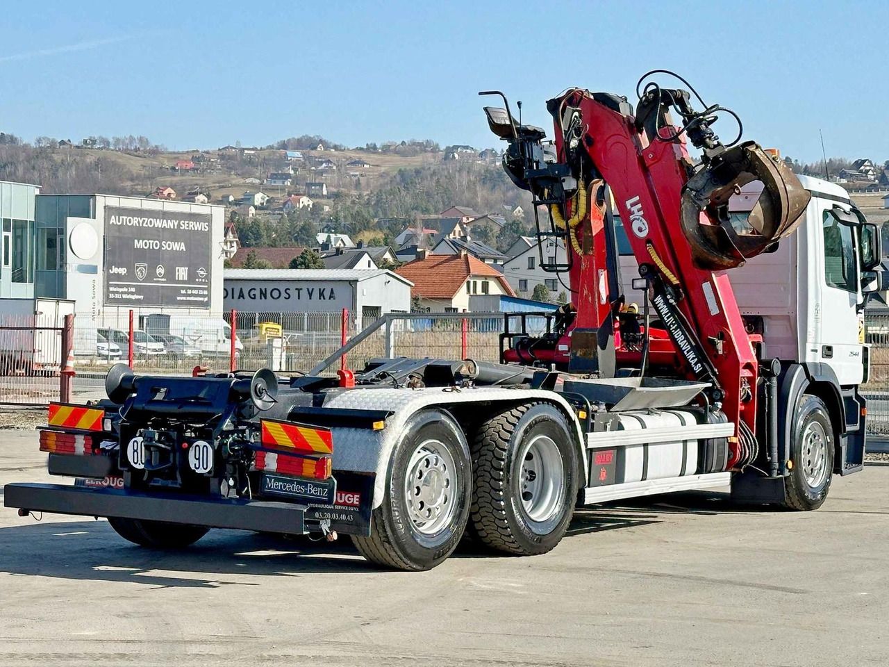 Mercedes-Benz ACTROS 2544 * ABROLLKIPPER * LHO L190Z(78) * TOP - Hook lift, Truk derek: gambar 5 Mercedes-Benz ACTROS 2544 * ABROLLKIPPER * LHO L190Z(78) * TOP - Hook lift, Truk derek: gambar 5