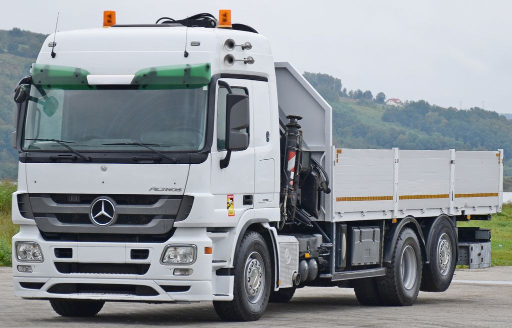 Mercedes-Benz ACTROS 2544 * HIAB 377 E - 8 HIPRO + FUNK* TOP Mercedes-Benz ACTROS 2544 * HIAB 377 E - 8 HIPRO + FUNK* TOP - Truk derek, Truk flatbed: gambar 3 Mercedes-Benz ACTROS 2544 * HIAB 377 E - 8 HIPRO + FUNK* TOP Mercedes-Benz ACTROS 2544 * HIAB 377 E - 8 HIPRO + FUNK* TOP - Truk derek, Truk flatbed: gambar 3