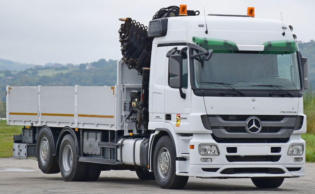 Mercedes-Benz ACTROS 2544 * HIAB 377 E - 8 HIPRO + FUNK* TOP Mercedes-Benz ACTROS 2544 * HIAB 377 E - 8 HIPRO + FUNK* TOP - Truk derek, Truk flatbed: gambar 4 Mercedes-Benz ACTROS 2544 * HIAB 377 E - 8 HIPRO + FUNK* TOP Mercedes-Benz ACTROS 2544 * HIAB 377 E - 8 HIPRO + FUNK* TOP - Truk derek, Truk flatbed: gambar 4