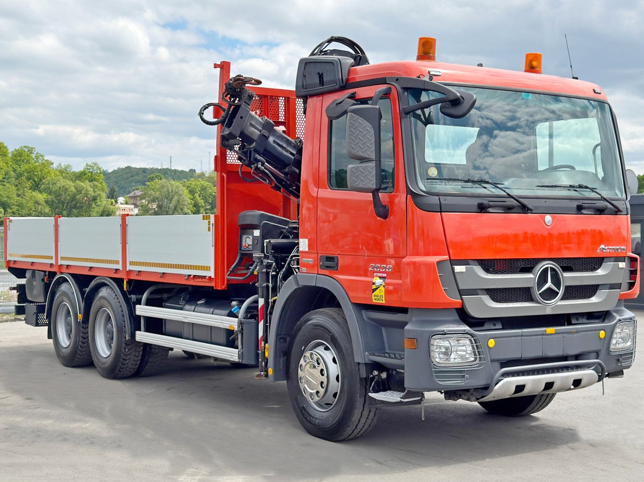 Mercedes-Benz ACTROS 2636*HIAB 122 BS-2 HIDUO + FUNK/6x4 * TOP - Truk derek: gambar 4 Mercedes-Benz ACTROS 2636*HIAB 122 BS-2 HIDUO + FUNK/6x4 * TOP - Truk derek: gambar 4