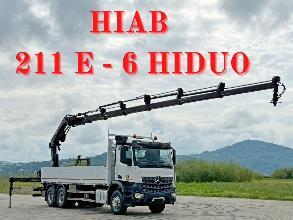 Mercedes-Benz ACTROS 2636 * HIAB 211 E-6 HIDUO/FUNK *6x4 - Truk derek: gambar 1 Mercedes-Benz ACTROS 2636 * HIAB 211 E-6 HIDUO/FUNK *6x4 - Truk derek: gambar 1