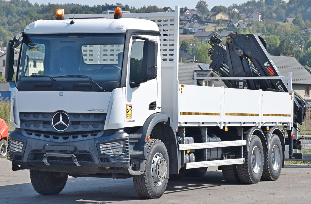 Mercedes-Benz ACTROS 2636 *HIAB X-HIDUO 188 ES-4/FUNK + * 6x4 - Truk derek, Truk flatbed: gambar 3 Mercedes-Benz ACTROS 2636 *HIAB X-HIDUO 188 ES-4/FUNK + * 6x4 - Truk derek, Truk flatbed: gambar 3