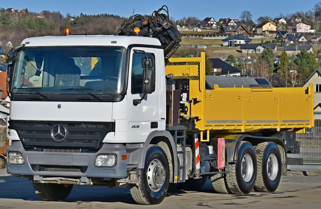 Mercedes-Benz ACTROS 2636 * TEREX 165.2E - A4 + FUNK/6x4 Mercedes-Benz ACTROS 2636 * TEREX 165.2E - A4 + FUNK/6x4 - Truk derek, Truk jungkit: gambar 4 Mercedes-Benz ACTROS 2636 * TEREX 165.2E - A4 + FUNK/6x4 Mercedes-Benz ACTROS 2636 * TEREX 165.2E - A4 + FUNK/6x4 - Truk derek, Truk jungkit: gambar 4