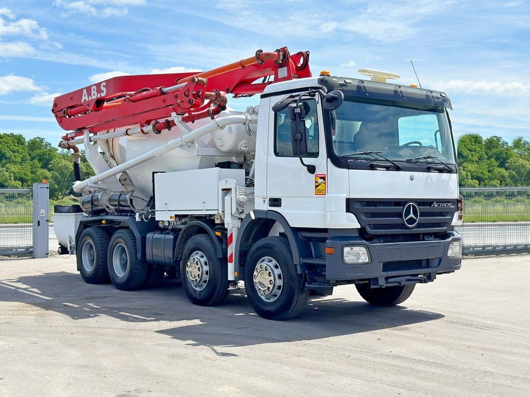 Mercedes-Benz ACTROS 3241* Betonpumpe 21m *8x4 * Top Zustand Mercedes-Benz ACTROS 3241* Betonpumpe 21m *8x4 * Top Zustand - Truk pompa beton: gambar 1 Mercedes-Benz ACTROS 3241* Betonpumpe 21m *8x4 * Top Zustand Mercedes-Benz ACTROS 3241* Betonpumpe 21m *8x4 * Top Zustand - Truk pompa beton: gambar 1