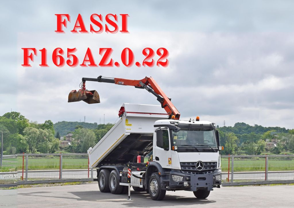 Mercedes-Benz AROCS 2635* FASSI F165AZ.0.22 + FUNK * 6x4 - Truk derek, Truk jungkit: gambar 1 Mercedes-Benz AROCS 2635* FASSI F165AZ.0.22 + FUNK * 6x4 - Truk derek, Truk jungkit: gambar 1
