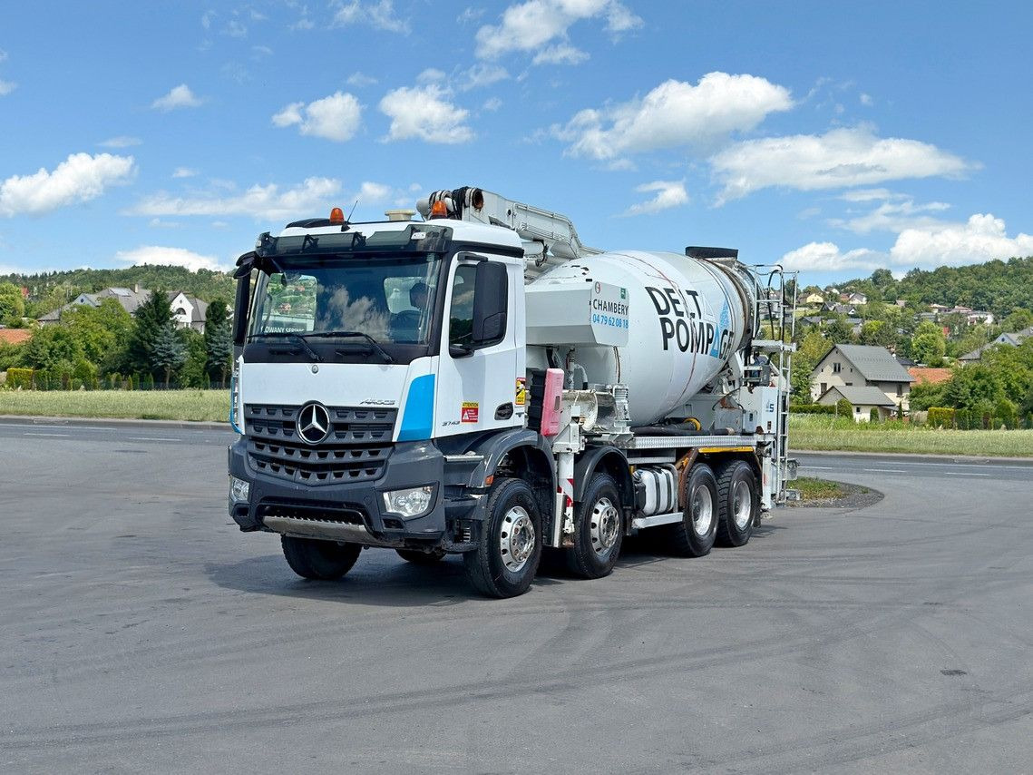 Mercedes-Benz AROCS 3743 * Betonpumpe + FUNK * 8x4 * TOP - Truk pompa beton: gambar 2 Mercedes-Benz AROCS 3743 * Betonpumpe + FUNK * 8x4 * TOP - Truk pompa beton: gambar 2