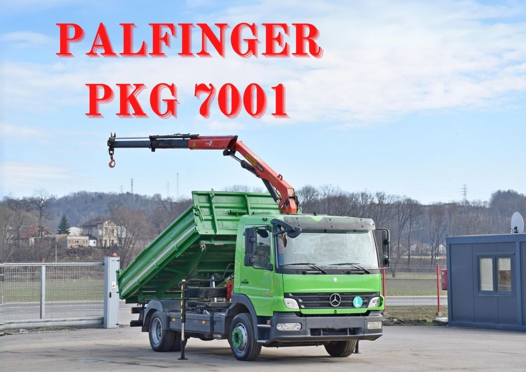 Mercedes-Benz ATEGO 1224 Kipper 4,00m* KRAN * TOPZUSTAND - Truk derek, Truk jungkit: gambar 1 Mercedes-Benz ATEGO 1224 Kipper 4,00m* KRAN * TOPZUSTAND - Truk derek, Truk jungkit: gambar 1