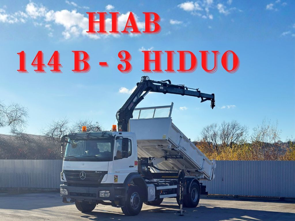 Mercedes-Benz AXOR 1833 * HIAB 144 B - 3 HIDUO + FUNK * TOP - Truk derek: gambar 1 Mercedes-Benz AXOR 1833 * HIAB 144 B - 3 HIDUO + FUNK * TOP - Truk derek: gambar 1