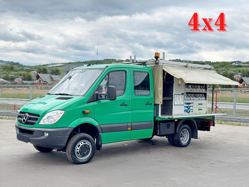Mercedes-Benz Sprinter 516 CDI* Doppel Kabine! 4x4 *TOPZUSTAND - Van jungkit: gambar 1 Mercedes-Benz Sprinter 516 CDI* Doppel Kabine! 4x4 *TOPZUSTAND - Van jungkit: gambar 1