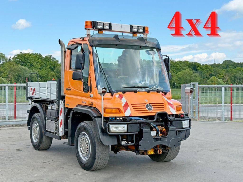 Mercedes-Benz UNIMOG 400 * KIPPER 2,40 * 4x4 * TOPZUSTAND - Truk jungkit: gambar 1 Mercedes-Benz UNIMOG 400 * KIPPER 2,40 * 4x4 * TOPZUSTAND - Truk jungkit: gambar 1