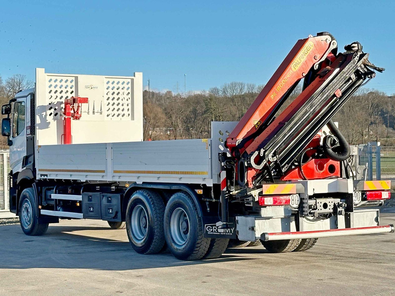 Truk derek Renault C 380 *PRITSCHE 6,80m * PK 18002-EH C + FUNK*6x4: gambar 7