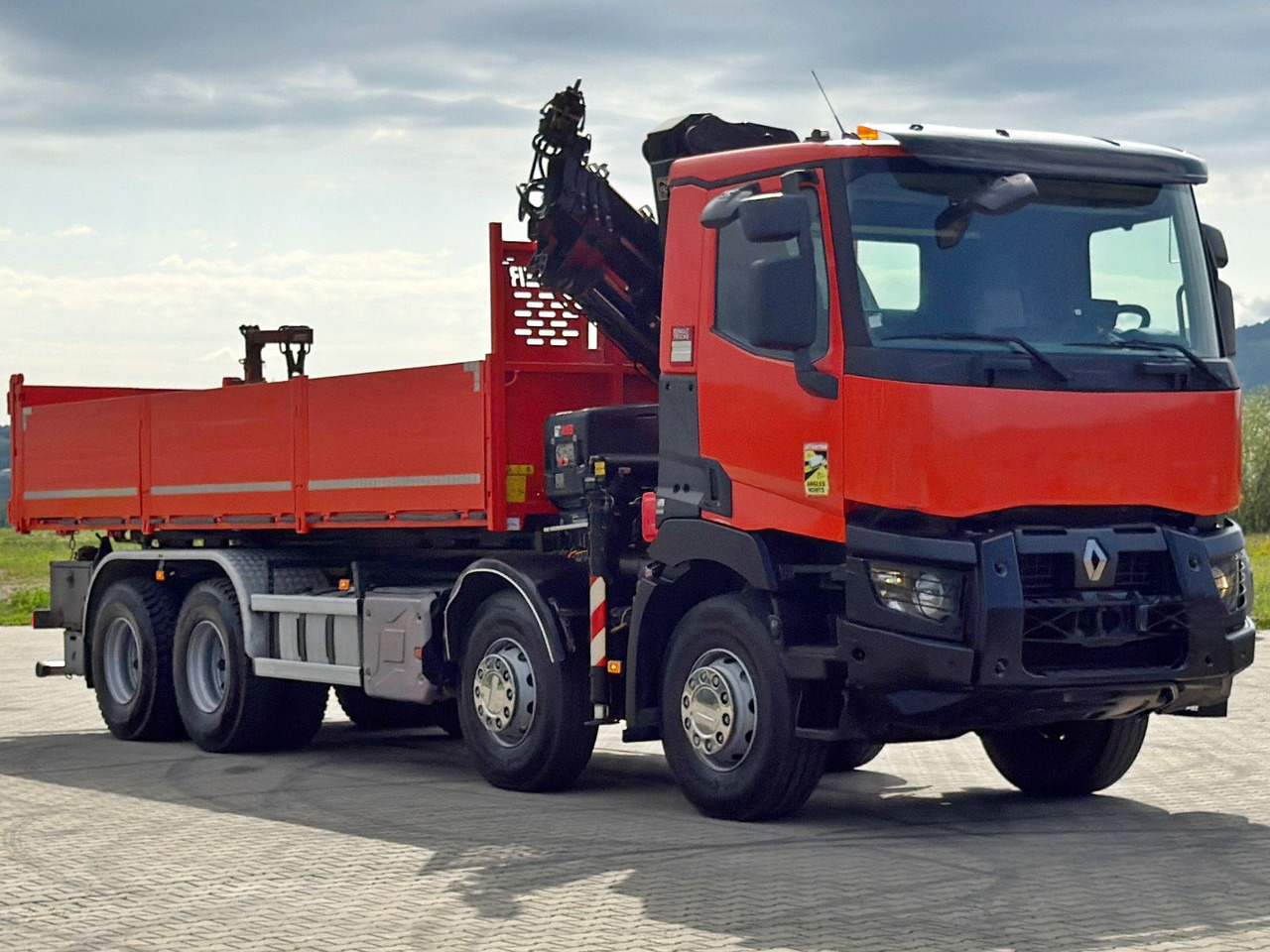 Renault C 430 *KIPPER 6,80m* HIAB X-HIDUO 188 ES-4 * 8x4 - Truk jungkit, Truk derek: gambar 3 Renault C 430 *KIPPER 6,80m* HIAB X-HIDUO 188 ES-4 * 8x4 - Truk jungkit, Truk derek: gambar 3