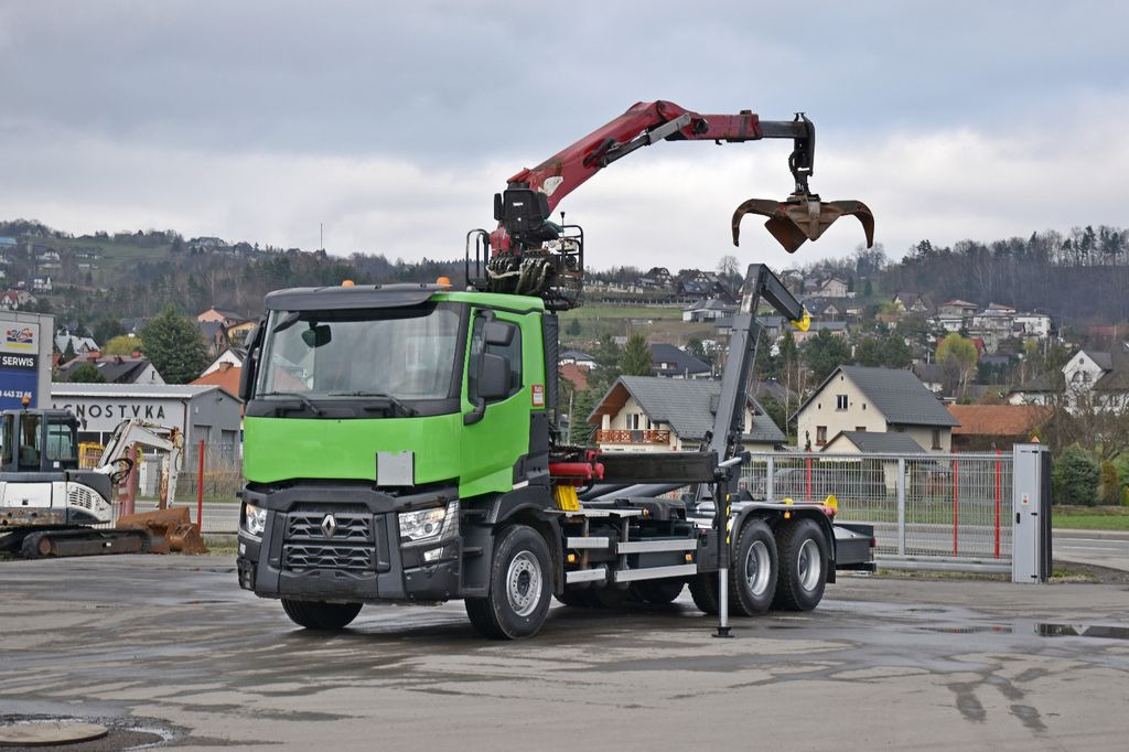 Renault C430* ABROLLKIPPER *LIV 170Z 78 * 6x4 - Hook lift, Truk derek: gambar 2 Renault C430* ABROLLKIPPER *LIV 170Z 78 * 6x4 - Hook lift, Truk derek: gambar 2