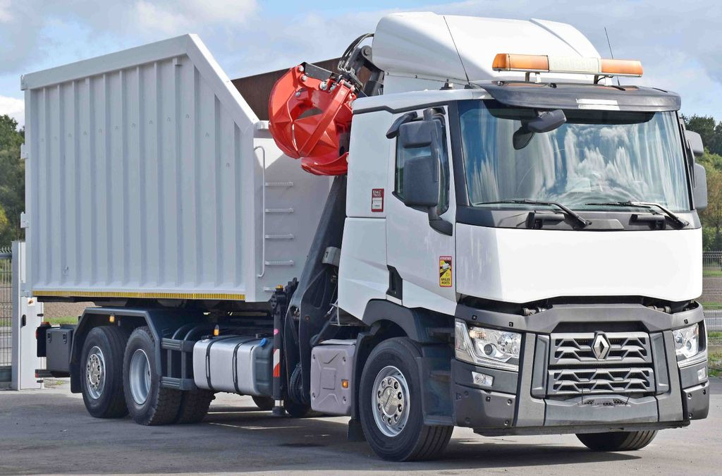Renault C460* ABROLLKIPPER *KESLA 21172 * TOPZUSTAND - Hook lift, Truk derek: gambar 4 Renault C460* ABROLLKIPPER *KESLA 21172 * TOPZUSTAND - Hook lift, Truk derek: gambar 4