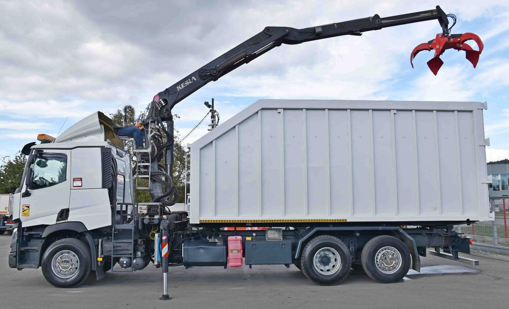 Renault C460* ABROLLKIPPER *KESLA 21172 * TOPZUSTAND - Hook lift, Truk derek: gambar 5 Renault C460* ABROLLKIPPER *KESLA 21172 * TOPZUSTAND - Hook lift, Truk derek: gambar 5
