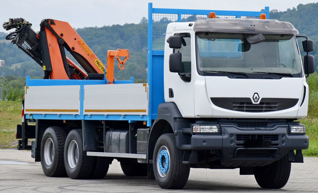 Renault KERAX 370 *PK 16502 + FUNK / 6x4 * TOP - Truk derek, Truk flatbed: gambar 4 Renault KERAX 370 *PK 16502 + FUNK / 6x4 * TOP - Truk derek, Truk flatbed: gambar 4