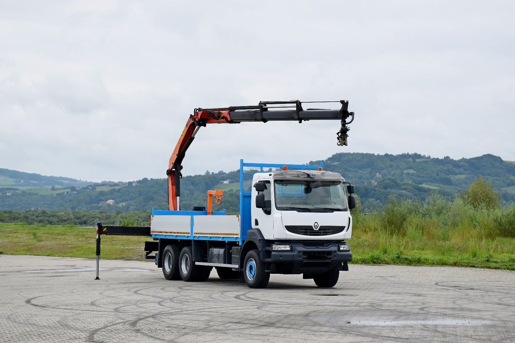Renault KERAX 370 *PK 16502 + FUNK / 6x4 * TOP - Truk derek, Truk flatbed: gambar 2 Renault KERAX 370 *PK 16502 + FUNK / 6x4 * TOP - Truk derek, Truk flatbed: gambar 2