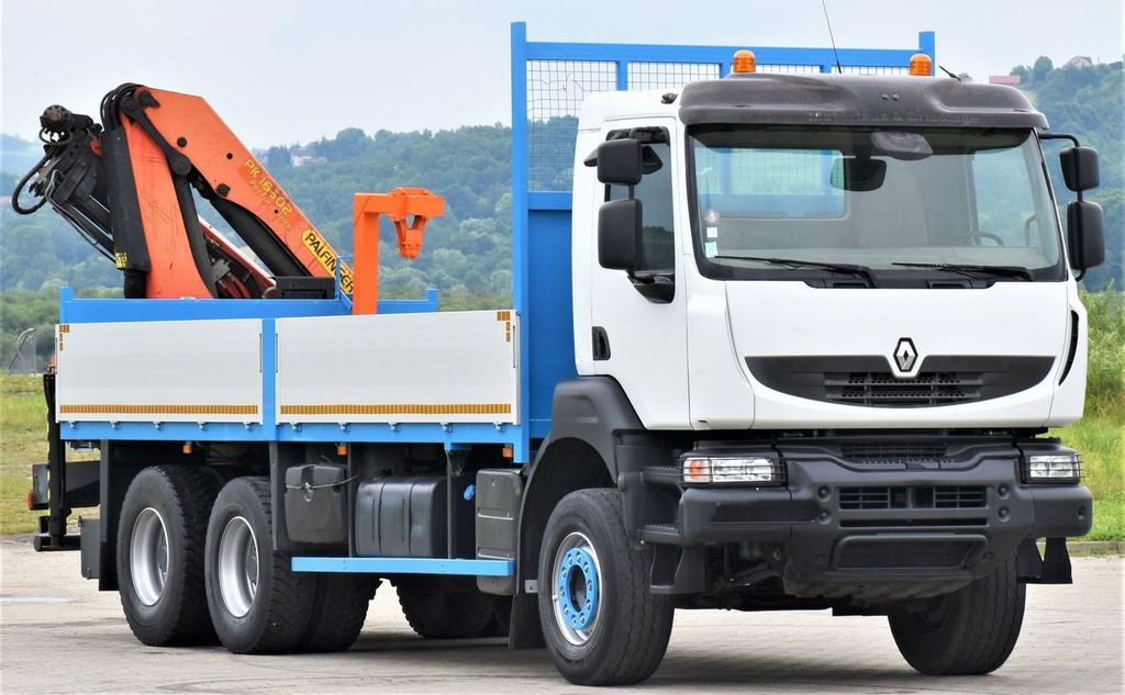 Renault KERAX 370 *PK 16502 + FUNK / 6x4 * TOP - Truk derek, Truk flatbed: gambar 3 Renault KERAX 370 *PK 16502 + FUNK / 6x4 * TOP - Truk derek, Truk flatbed: gambar 3