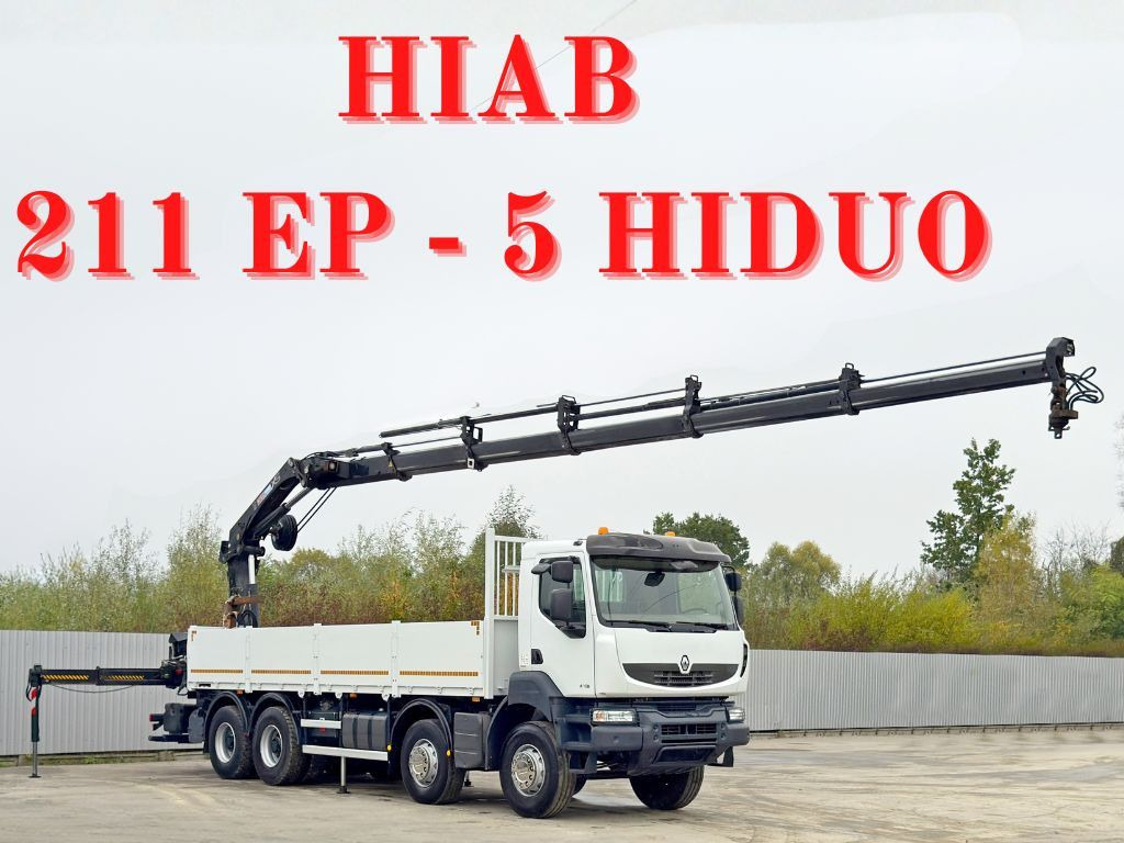 Renault KERAX 430 * HIAB 211 EP-5 HIDUO /FUNK *8x4 - Truk derek: gambar 1 Renault KERAX 430 * HIAB 211 EP-5 HIDUO /FUNK *8x4 - Truk derek: gambar 1