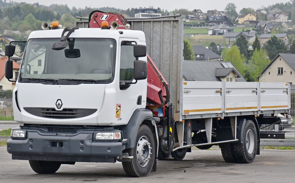 Renault MIDLUM 220 DXI *PRITSCHE 7,35m * KRAN + FUNK Renault MIDLUM 220 DXI *PRITSCHE 7,35m * KRAN + FUNK - Truk derek, Truk flatbed: gambar 4 Renault MIDLUM 220 DXI *PRITSCHE 7,35m * KRAN + FUNK Renault MIDLUM 220 DXI *PRITSCHE 7,35m * KRAN + FUNK - Truk derek, Truk flatbed: gambar 4