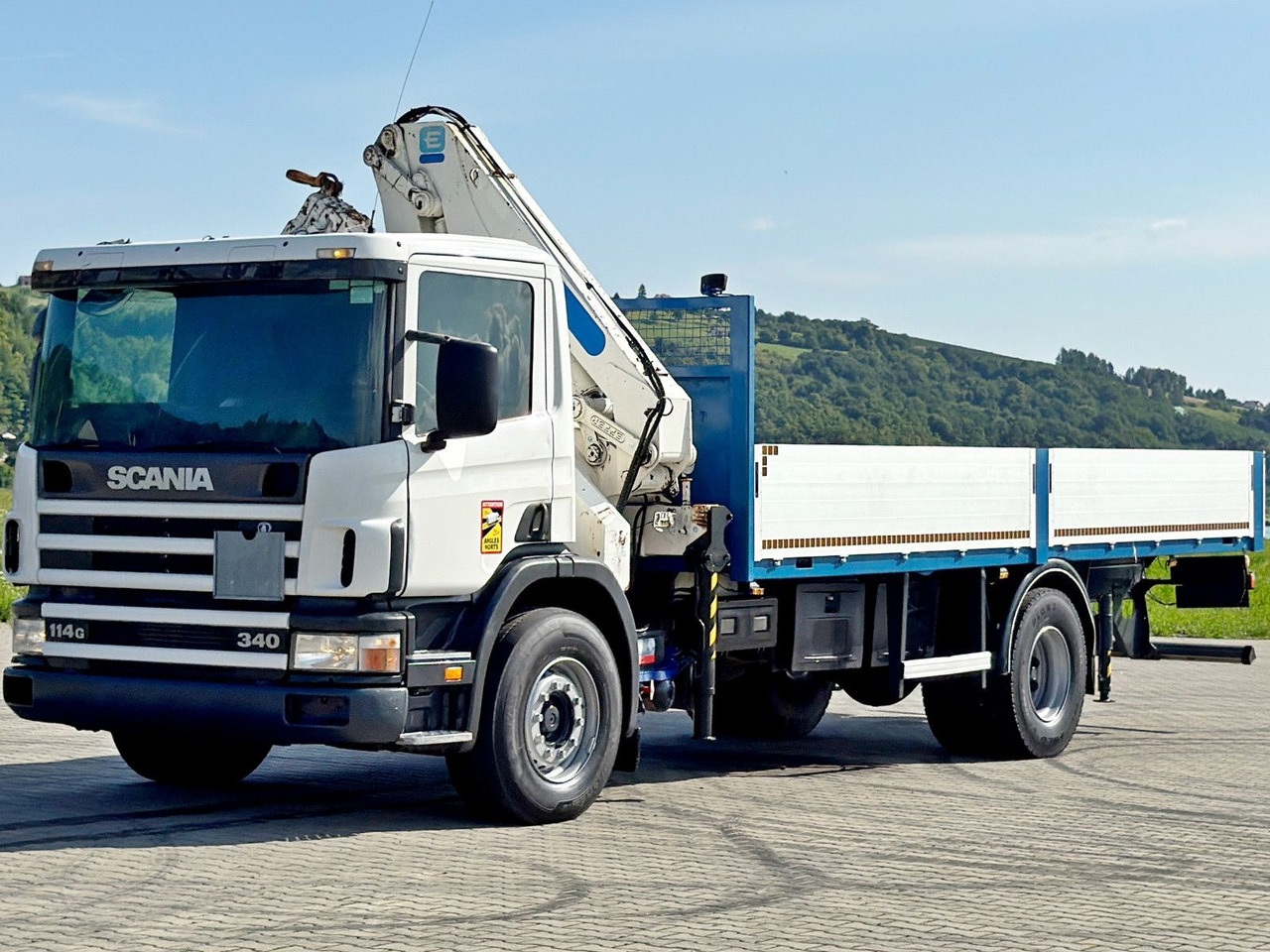 Scania 114 G 340 * PRITSCHE 7,00m * EFFER 210 3S + FUNK - Truk derek: gambar 3 Scania 114 G 340 * PRITSCHE 7,00m * EFFER 210 3S + FUNK - Truk derek: gambar 3
