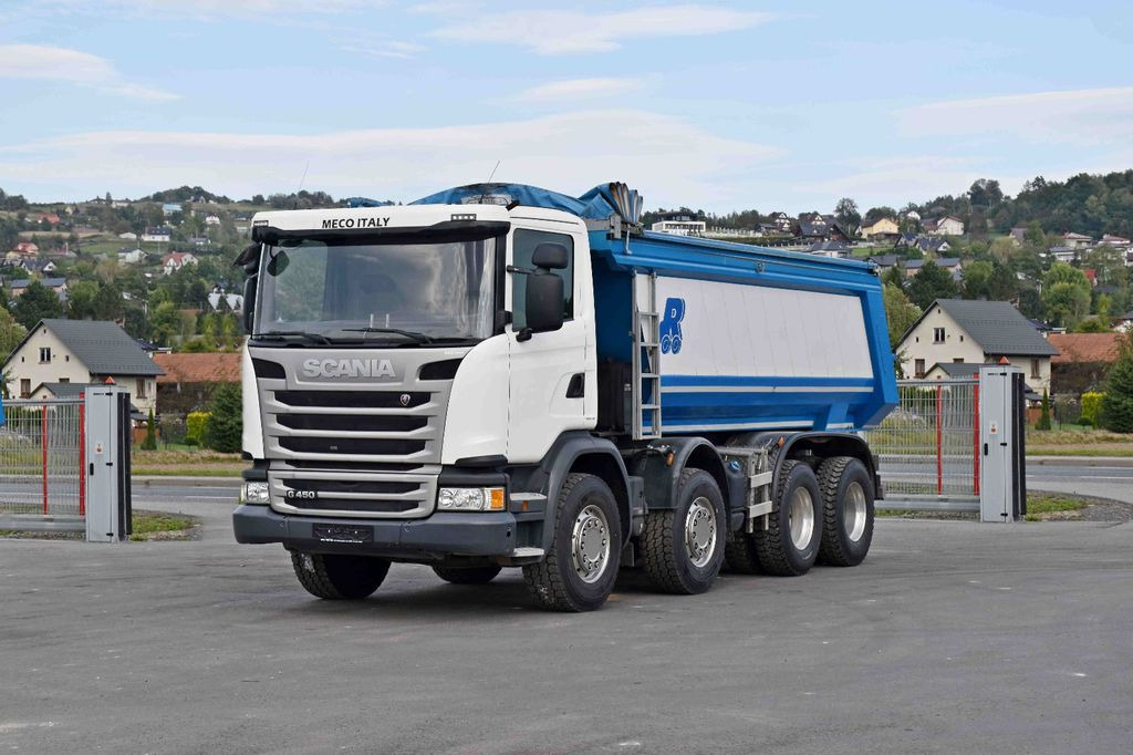Scania G 450 * Kipper * TOPZUSTAND / 8x4 - Truk jungkit: gambar 1 Scania G 450 * Kipper * TOPZUSTAND / 8x4 - Truk jungkit: gambar 1
