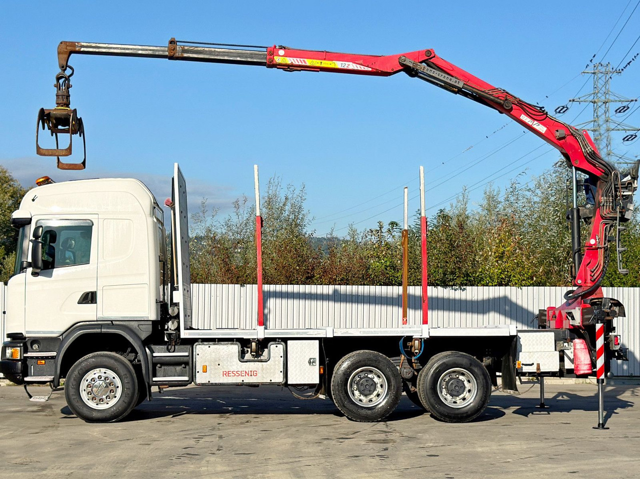 Scania G490* HOLZTRANSPORTER * PENZ 12Z8.70* 6x6 - Truk logging, Truk derek: gambar 5 Scania G490* HOLZTRANSPORTER * PENZ 12Z8.70* 6x6 - Truk logging, Truk derek: gambar 5