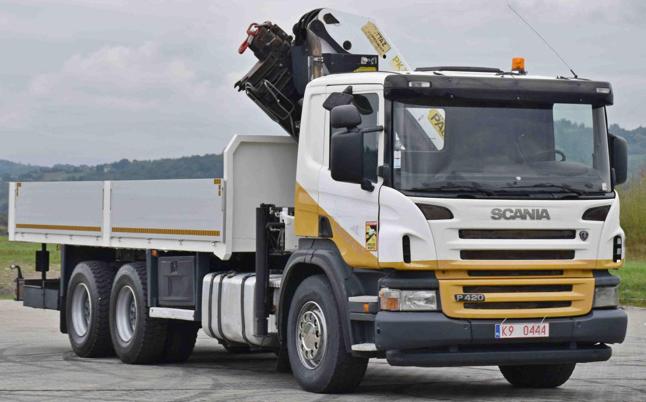 Scania P 420* PRITSCHE 6,40m * PK 29002+FUNK * 6x4 - Truk derek: gambar 4 Scania P 420* PRITSCHE 6,40m * PK 29002+FUNK * 6x4 - Truk derek: gambar 4