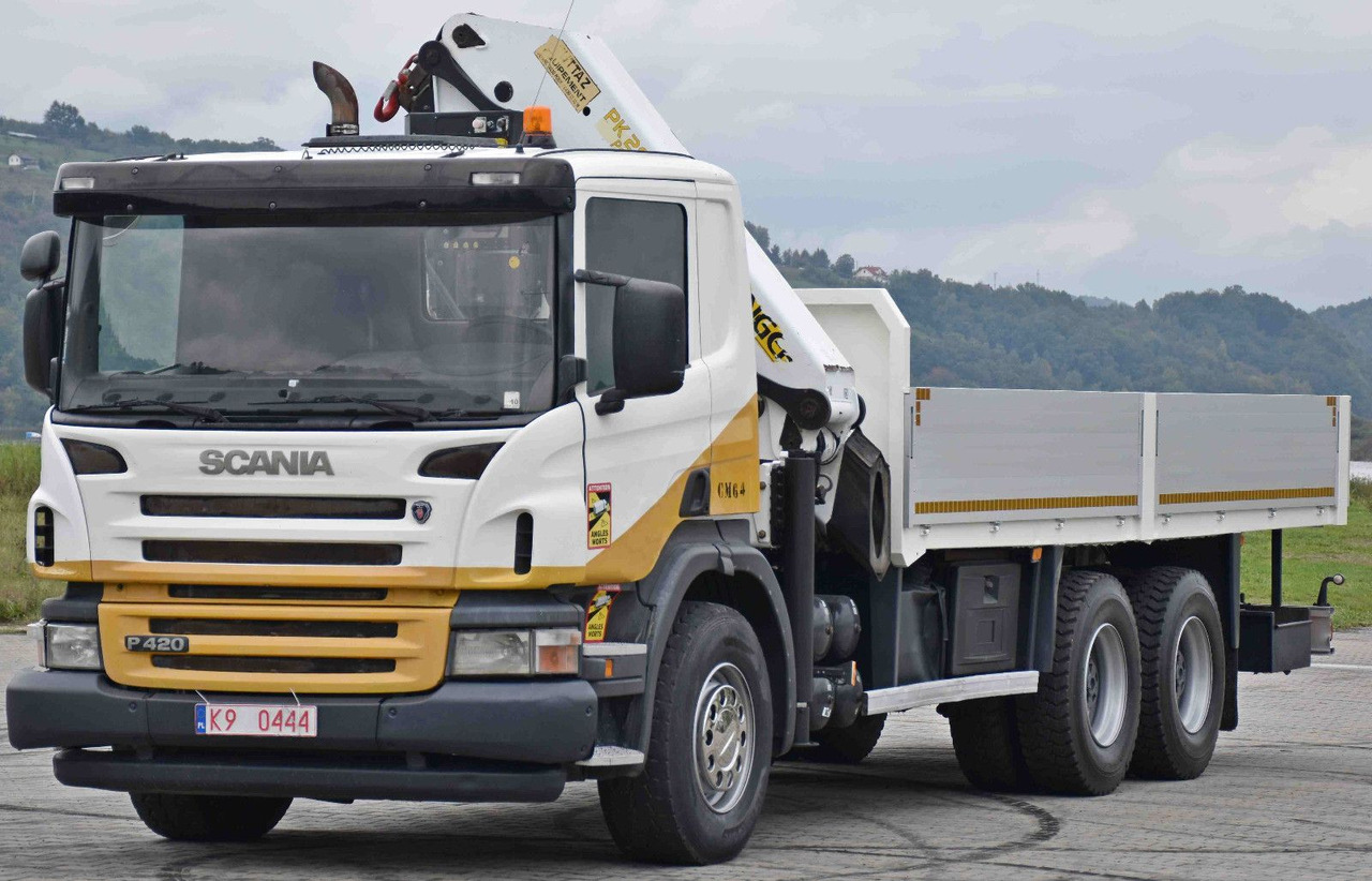 Scania P 420* PRITSCHE 6,40m * PK 29002+FUNK * 6x4 - Truk derek: gambar 3 Scania P 420* PRITSCHE 6,40m * PK 29002+FUNK * 6x4 - Truk derek: gambar 3