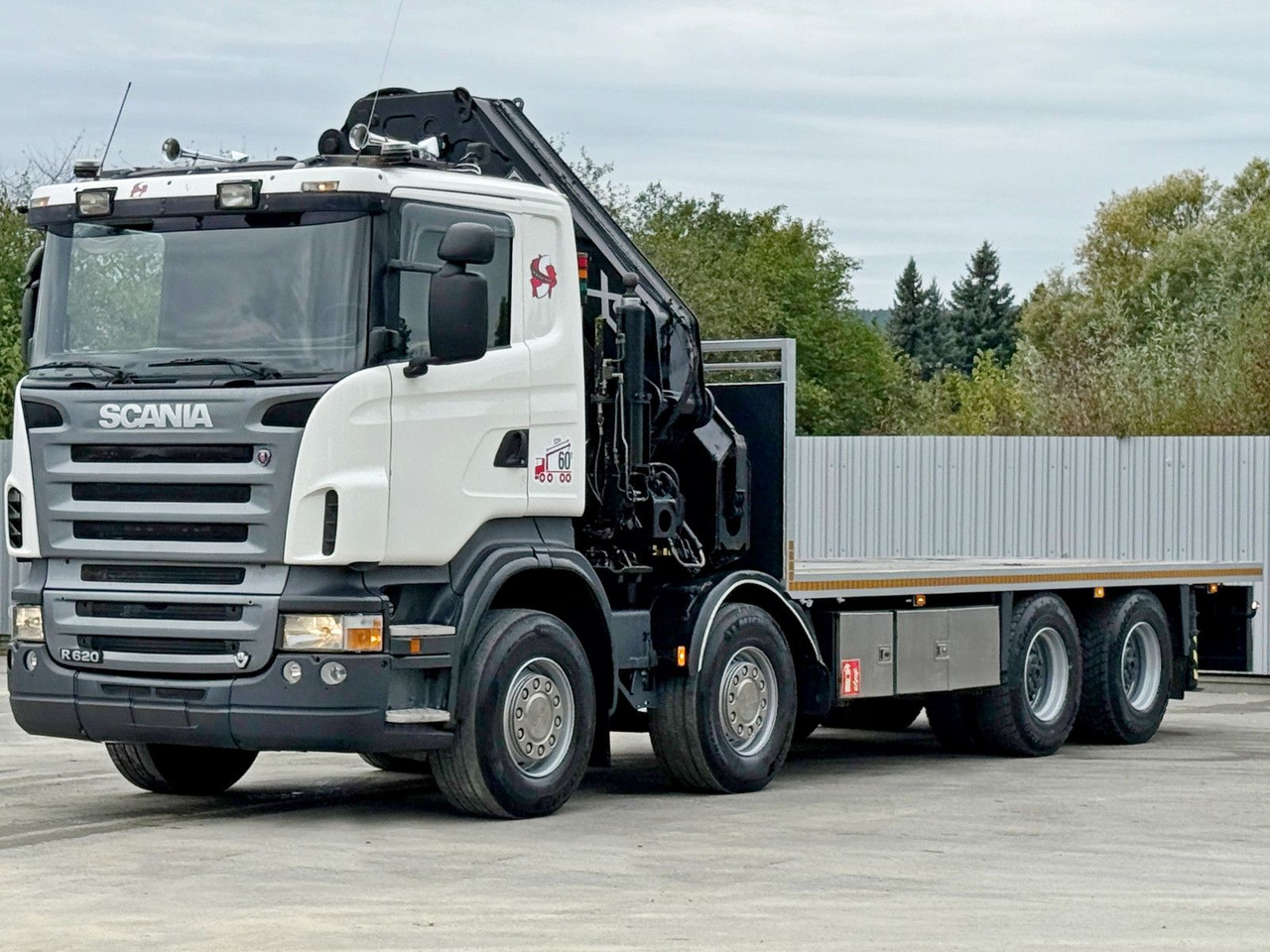 Scania R 620*PLATFORM 6,45m*HIAB 600 E - 9 + FUNK / 8x4 - Truk derek: gambar 3 Scania R 620*PLATFORM 6,45m*HIAB 600 E - 9 + FUNK / 8x4 - Truk derek: gambar 3