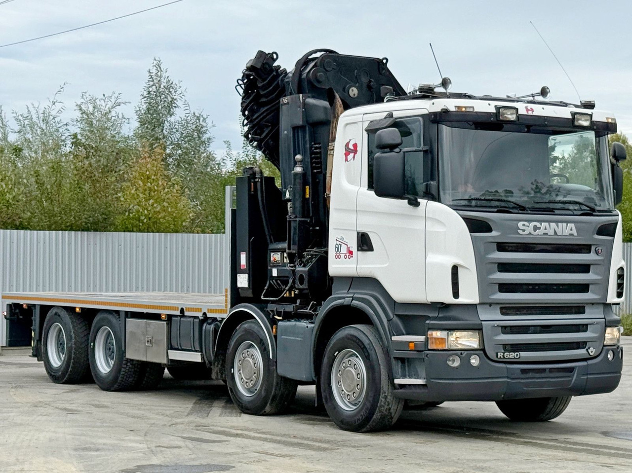 Scania R 620*PLATFORM 6,45m*HIAB 600 E - 9 + FUNK / 8x4 - Truk derek: gambar 4 Scania R 620*PLATFORM 6,45m*HIAB 600 E - 9 + FUNK / 8x4 - Truk derek: gambar 4