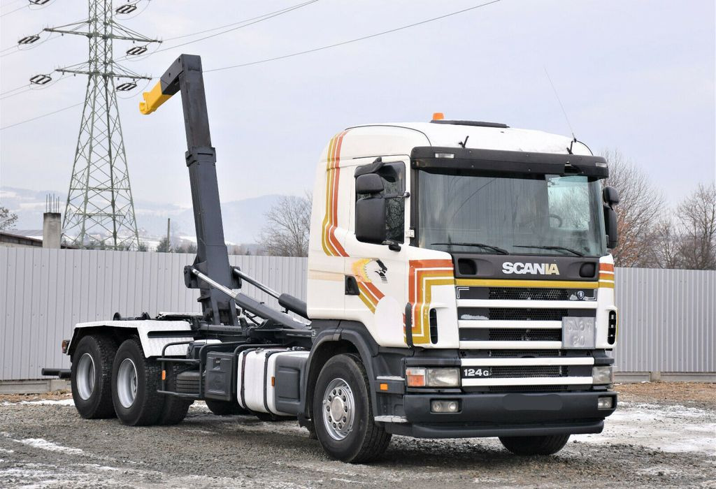 Scania R124 470 Abrollkipper *6x2* Top Zustand ! - Hook lift: gambar 1 Scania R124 470 Abrollkipper *6x2* Top Zustand ! - Hook lift: gambar 1
